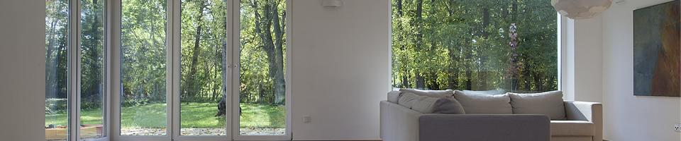 Secured french doors
